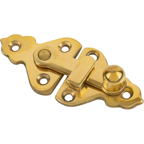 UNIQANTIQ HARDWARE SUPPLY Door Flush Mount Left Latch and Catch